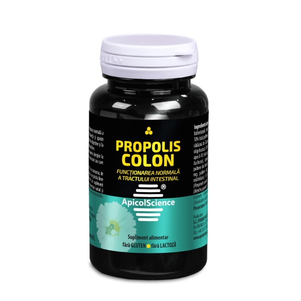 Propolis colon, 60 capsule, Apicolscience