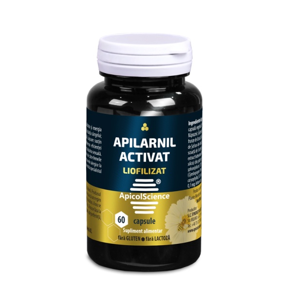 Apilarnil activat liofilizat, 60 capsule, ApicolScience