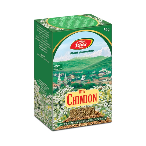 Ceai Chimion fructe D117, 50 g, Fares