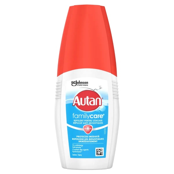 Lotiune spray impotriva tantarilor Family Care, 100 ml, Autan
