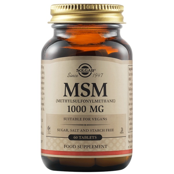 MSM 1000mg, 60 tablete, Solgar