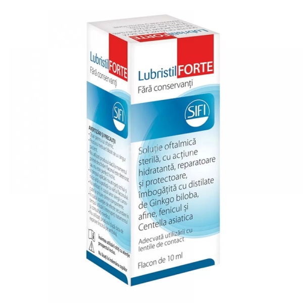 Solutie oftalmica Lubristil Forte, 10 ml, Sifi