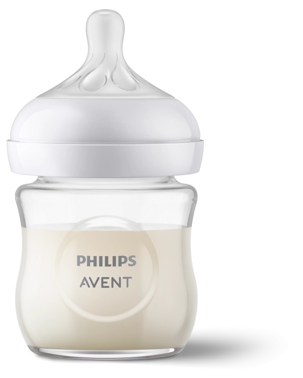 Biberon din sticla Philips Avent Natural Response, +0 luni, 120 ml, SCY930/01, Philips Avent