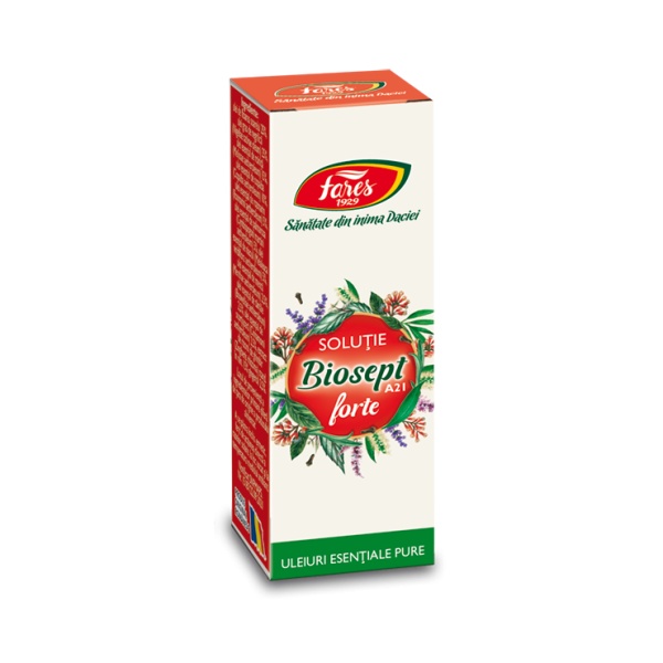 Biosept forte solutie A21, 10 ml, Fares