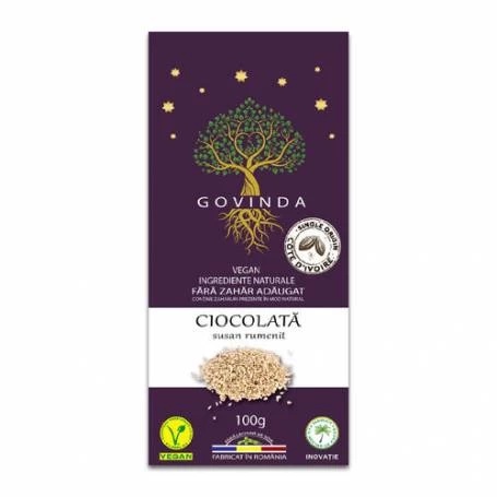 Ciocolata susan rumenit, 100g, Govinda - Img 1