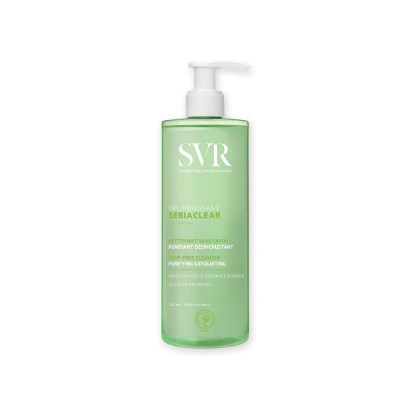 Gel spumant de curatare Sebiaclear, 400 ml, Svr