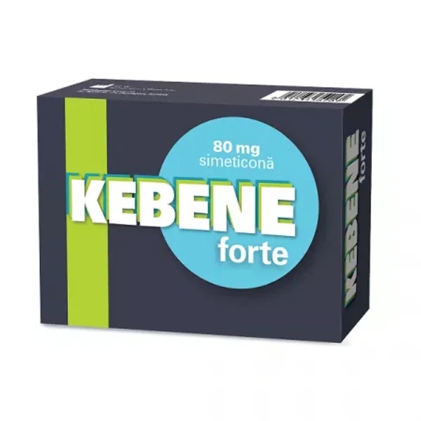 Kebene Forte Simeticona 80mg, 25 capsule, Terapia