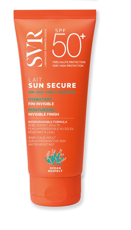 Lapte hidratant cu SPF 50+ Sun Secure, 100 ml, Svr
