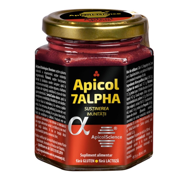 Miere rosie Apicol 7 Alpha,200 ml, ApicolScience