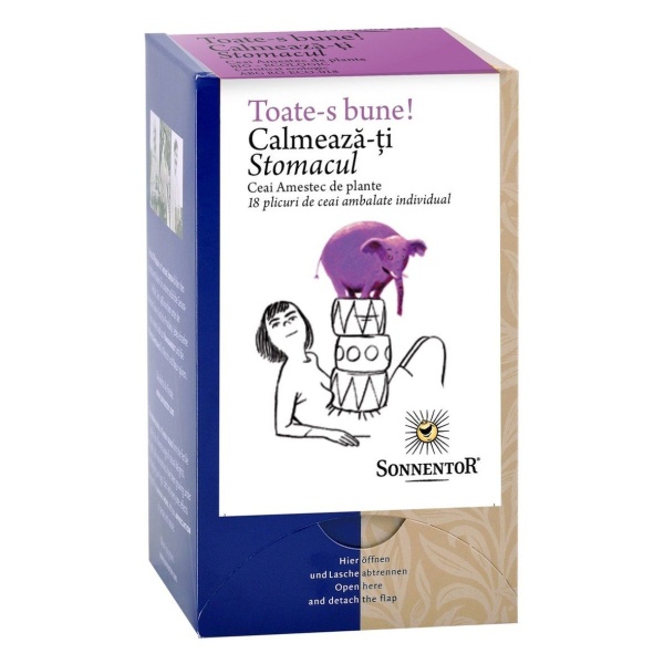 Ceai Calmeaza-ti Stomacul Eco,18pl, Sonnentor