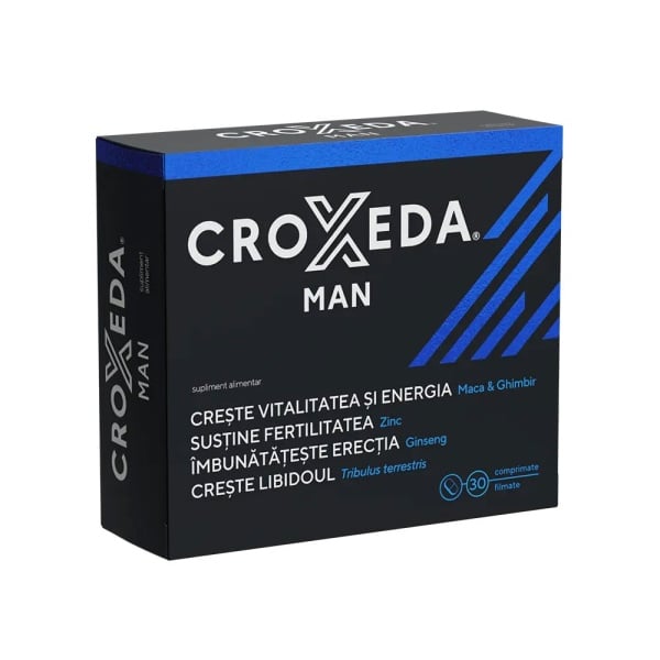 Croxeda Man, 30 comprimate filmate, Fiterman Pharma