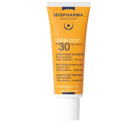 Fluid protector cu efect matifiant UVEBLOCK SPF30 Dry Touch, 40 ml, Isis Pharma