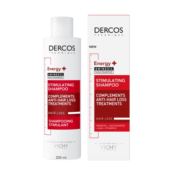 Sampon energizant impotriva caderii parului cu Aminexil Dercos, 200 ml, Vichy
