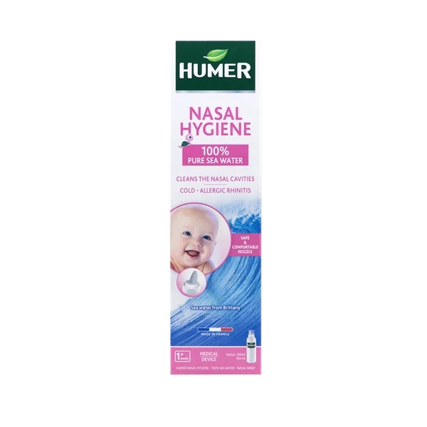 Spray nazal cu apa de mare pentru copii, 150 ml, Humer