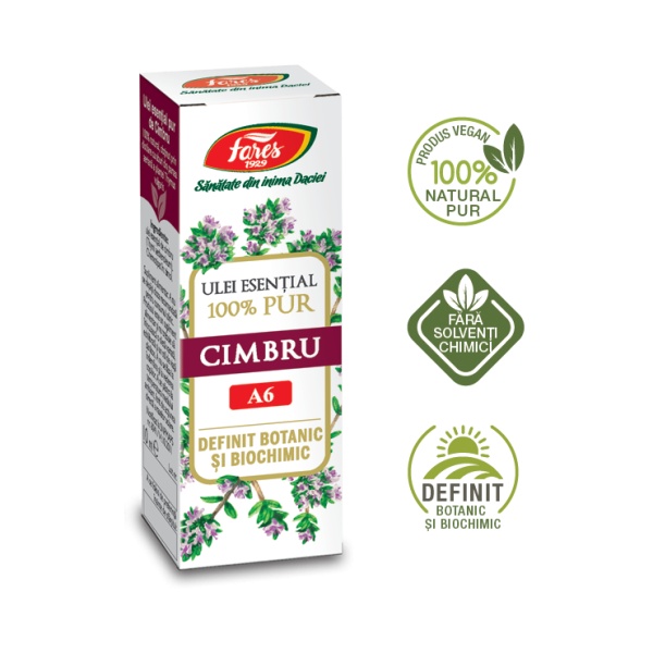 Ulei esential de cimbru A6, 10 ml, Fares