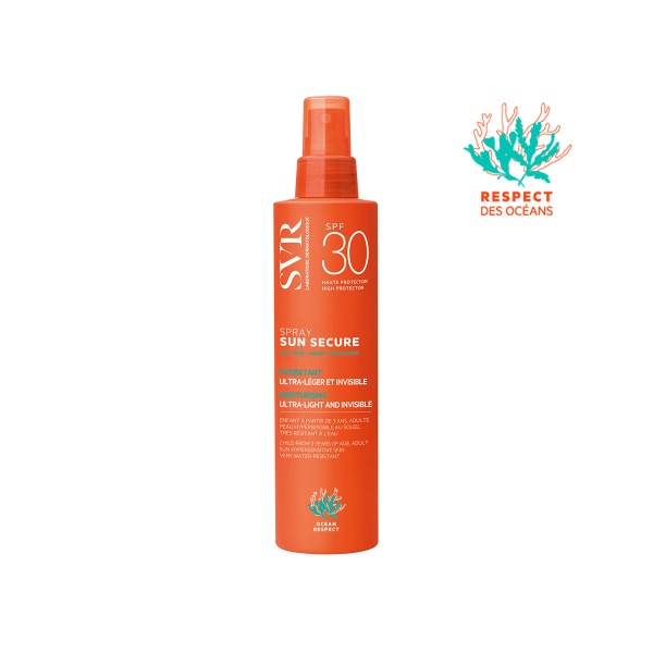 Spray Lapte SPF 30 Sun Secure, 200 ml, SVR