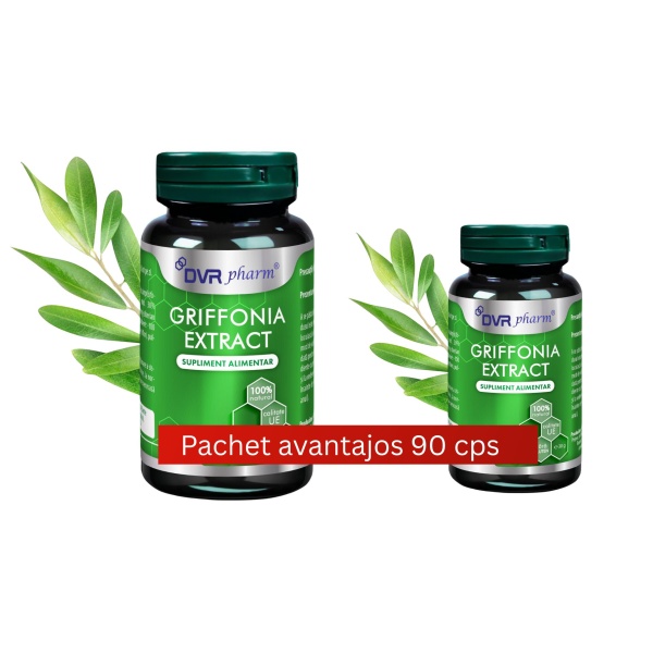 Pachet Griffonia extract 60+30cps, DVR Pharm