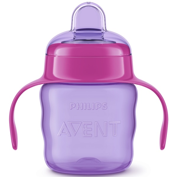 Cana cu tetina de formare Philips Avent, +6 luni, 200 ml, SCF551/03, Philips