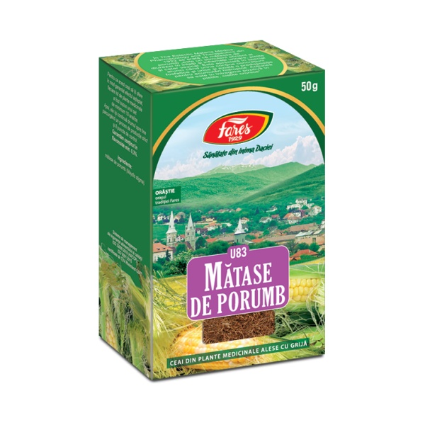Ceai Matase de Porumb U 83, 50 g, Fares