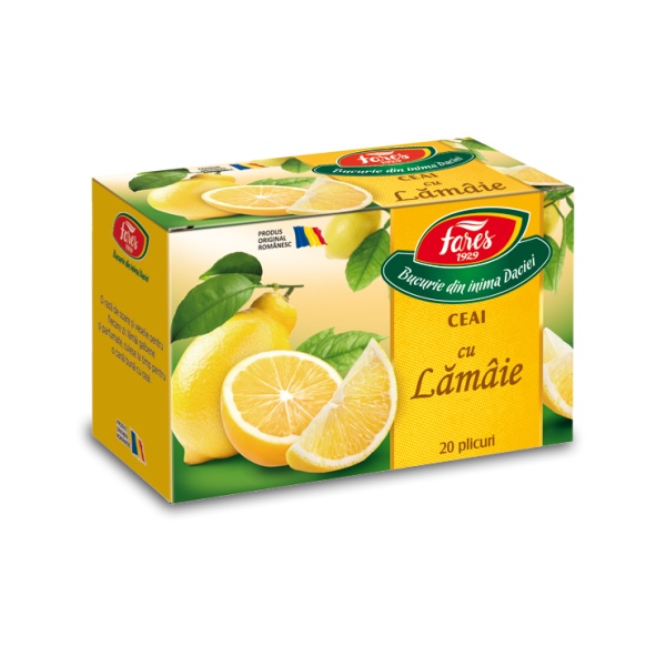 Ceai Lamaie Aromfruct, 20 plicuri, Fares