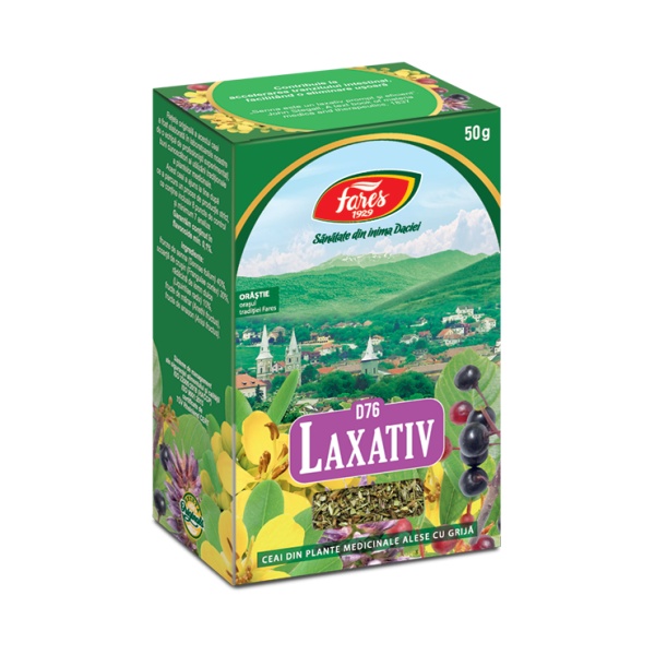 Ceai Laxativ, D76, 50 g, Fares