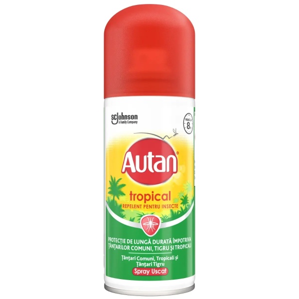 Spray impotriva tantarilor Tropical, 100 ml, Autan