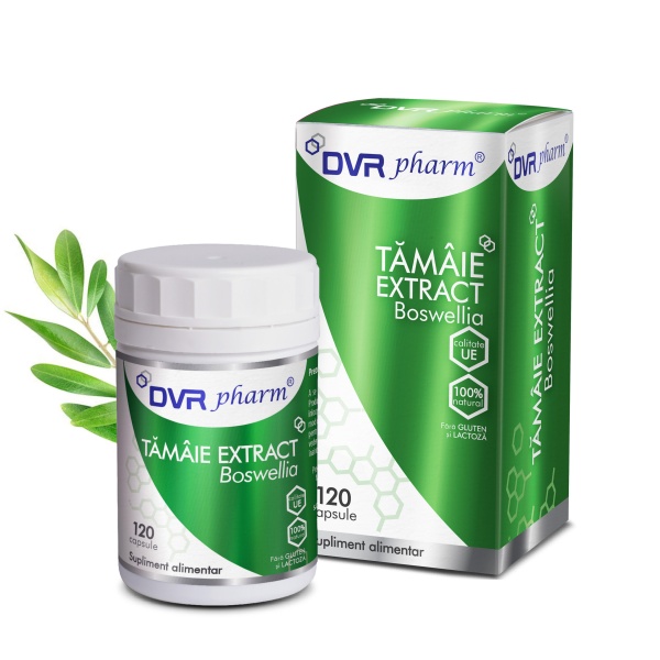 Tamaie Extract Boswellia Antiinflamator Pentru Articulatii Și Imunitate, 120 Capsule, DVR Pharm