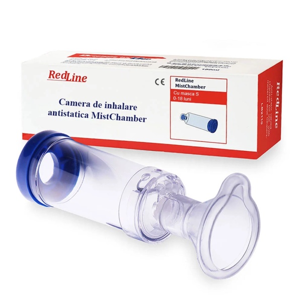 Camera de inhalare cu masca 0-18 luni, RedLine MistChamber