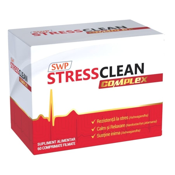 Stressclean Complex, 60 comprimate, Sun Wave Pharma