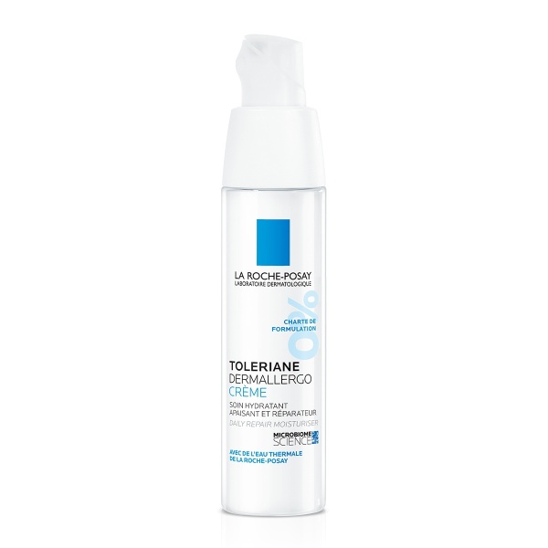 Crema de fata hidratanta, calmanta si reparatoare Toleriane Dermallergo, 40 ml, La Roche-Posay