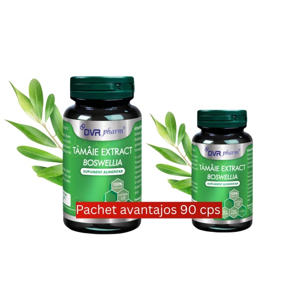 Pachet Tamaie Extract 200mg, 90cps (60+30cps), DVR Pharm