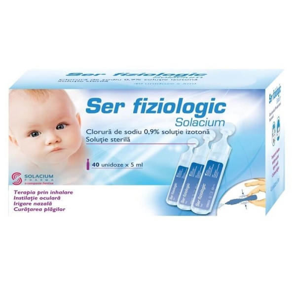 Ser fiziologic, 40 monodoze x 5 ml, Labormed