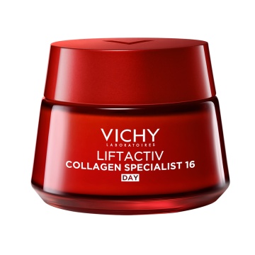 Crema antirid de zi pentru toate tipurile de ten Liftactiv Collagen Specialist 16, 50ml, Vichy - Img 1
