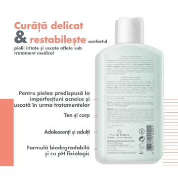 Crema calmanta de curatare Cleanance Hydra, 200 ml, Avene - Img 2