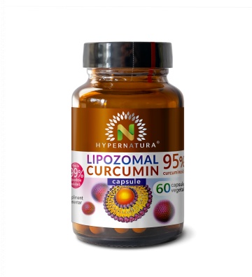 Lipozomal Curcumin 95%, 60 capsule vegetale, Hypernatura