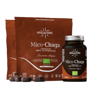 Mico Chaga eco – Protocol 3 luni – antioxidant, antiinflamator, Hifas Da Terra