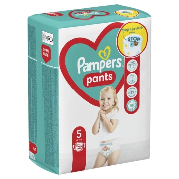 Scutece Pants Stop&Protect, Nr. 5, 11-18 kg, 22 bucati, Pampers - Img 2