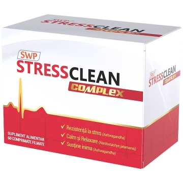 Stressclean Complex, 60 comprimate, Sun Wave Pharma - Img 2