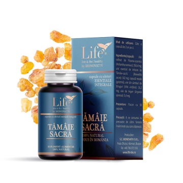 Tamaie Sacra Capsule cu Uleiuri Esentiale, 30 capsule, Bionovativ Life