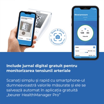 Tensiometru de brat cu adaptor BM28, Beurer - Img 5