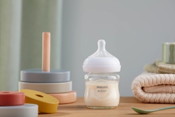 Biberon din sticla Philips Avent Natural Response, +0 luni, 120 ml, SCY930/01, Philips Avent - Img 3