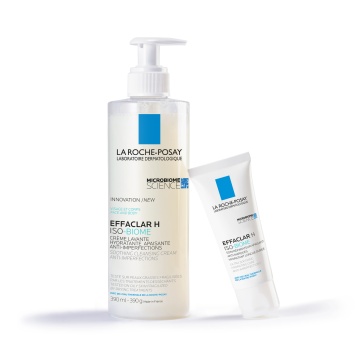 Crema hidratanta si calmanta pentru pielea grasa fragilizata Effaclar H Iso-Biome, 40ml, La Roche-Posay - Img 7