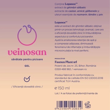 Gel Veinosan, 150 ml, Faunus Plant - Img 5