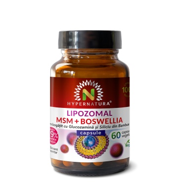 Lipozomal MSM + Boswellia, 60 capsule vegetale, Hypernatura - Img 2