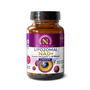 Lipozomal NAD+ Hypernatura® (reînnoire celulară și echilibru metabolic), 30 capsule