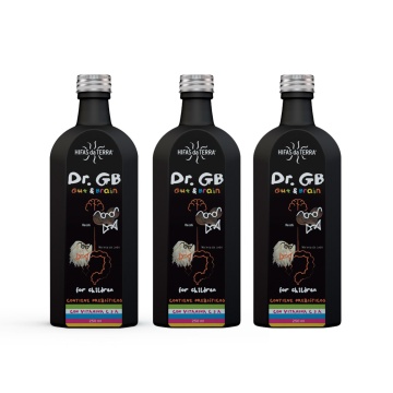 Pachet Dr. GB Sirop pentru copii (3 buc) - Imunitate și flora intestinală a copiilor, 250ml, Hifas da Terra