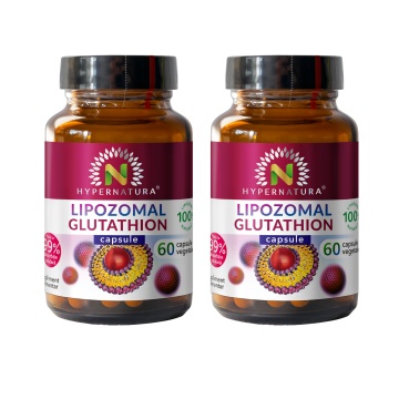 Pachet Glutathion lipozomal (2ct), 60 capsule vegetale, Hypernatura