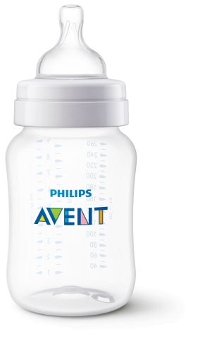 Biberon anti-colici Philips Avent, 1 luna+, 260 ml, SCY103/01, Philips - Img 3