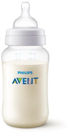 Biberon anti-colici Philips Avent, 3 luni+, 330 ml, SCY106/01, Philips - Img 1