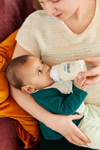 Biberon anti-colici Philips Avent, 3 luni+, 330 ml, SCY106/01, Philips - Img 6